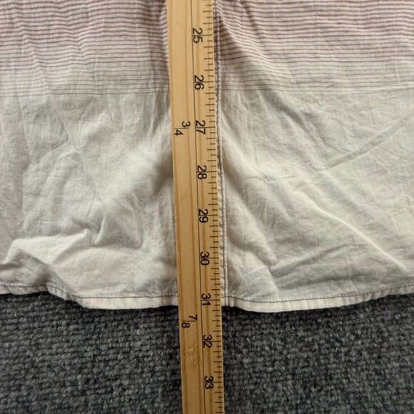 Calvin Klein Button Up Shirt Men Gray Red 2XL Classic Fit Fade Cotton Woven - Picture 4 of 14